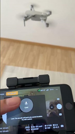 How to Land the DJI Mini 2 SE Drone Safely! #shorts