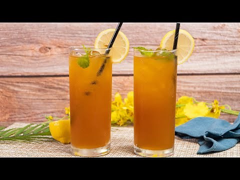 Homemade MINT & LEMON ICED TEA | Recipes.net