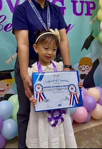 SARINA’S MOVING UP CEREMONY 🎓 Awarded Most Active and Most Improved!Thank you, Teacher Rochelle, and the Makati City Government for providing Montessori-quality early childhood education in our Barangay Daycares. #ProudMakatizen | Sarina Oceanía Azores Hilario