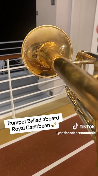 Been a minute TikTok. Currently I’m on board Royal Caribbean for a cruise with my family, and I brought my newly acquired 1970 Olds Recording trumpet along for the ride. Playing an original ballad of mine on the observation deck. #trumpet #trumpeter #trumpetplayer #trumpetplayers #trumpetplayersoftiktok #musician #musicians #musiciansoftiktok #musiciansontiktok #musicalinstrument #musicalinstruments #jazz #jazztok #jazztoks #jazzmusician #jazzmusicians #jazzmusic #vibes #ballad #improvisation #j