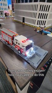 How I wire my Lego Fire Truck Lights. I will be doing a full length video on my YouTube to be more in-depth but this gives the quick in and out on how you would wire up a fire truck with lights to place in your city displays. #lego #fire #truck #firetruck #howto #wire | Bevins Bricks