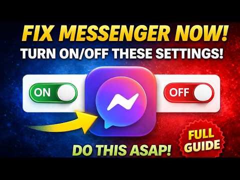 TURN THIS OFF NOW! Messenger Settings You MUST Change (FULL GUIDE)