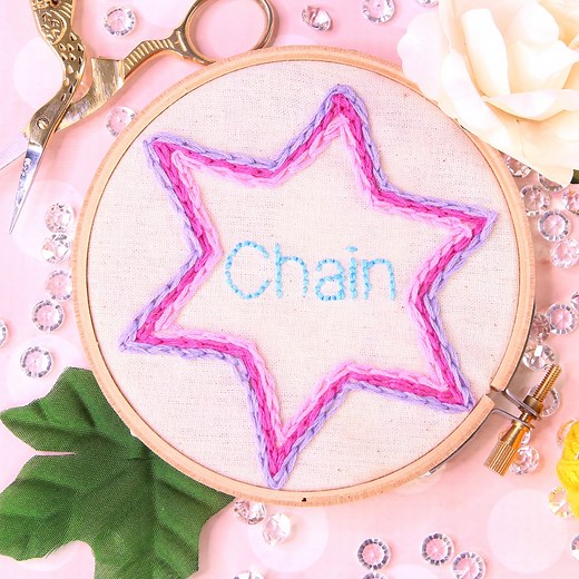 How to Do Chain Stitch Embroidery with the Easy Method TREASURIE