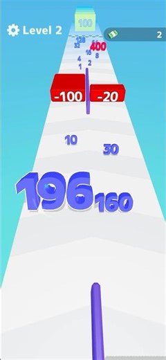 196 or 400?? can i reached the final Number🤔 Number master gameplay #2million #games #gaming