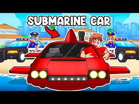 I Became A Getaway Driver In A Submarine Car on GTA 5