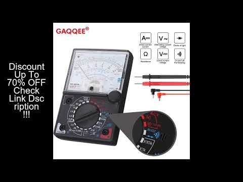 YX-360TRE-L-B Pointer Multimeters AC DC Measure ICEO HFE with Tester Pen Indicator Light Beeping Amm