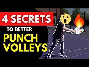4 Secrets to Better Punch Volleys in Pickleball // Punch Volley Pickleball Tips