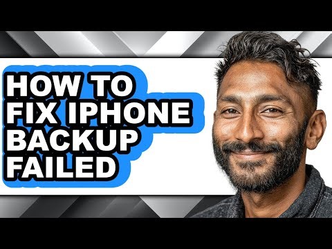 How to Fix Iphone Backup Failed - Full Guide