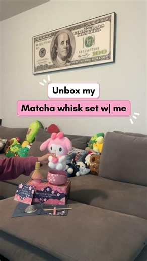 Unbox My Cute Matcha Whisk Set With Me 🌸 | Matcha Tea Ceremony Tools 🍵