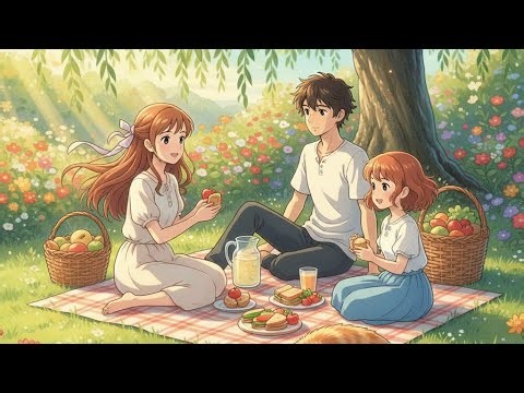 Soft Cozy Day at Home with My Mom & Dad |Cozy Family Routine | Ghibli Animation