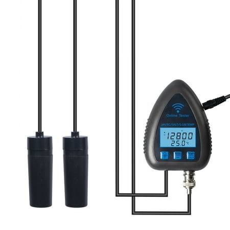 Lepmerk Quality analyzer,/ / Temperature Water Analyzer Water Quality Tester Alarm Notification Ec / Salt / Salt / Ph / Remote Alarm / Ec App Remote Temperature App Analyzer Water 5 In 1 Water Lab - Walmart.ca