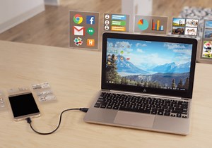 The Superbook transforms your Android smartphone into a bona fide laptop