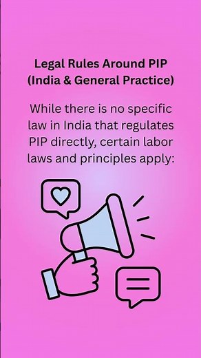 What is PIP in Jobs? Legal Rules & Employee Rights Explained!