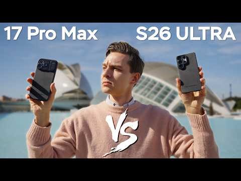Samsung Galaxy S26 Ultra vs iPhone 17 Pro Max camera comparison test photo video low light 8K vs 4K