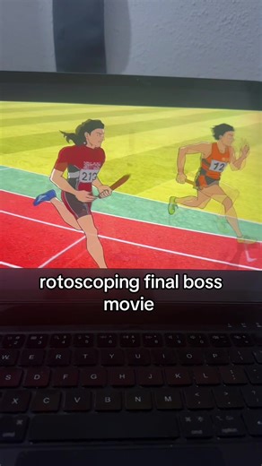 just rotoscoping and vibes #fyp#100metres