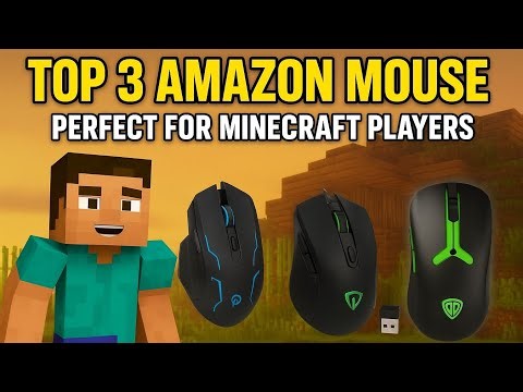 Top 3 Amazon Gaming Mouse You Must Try! 🔥 (Perfect for Minecraft Players)