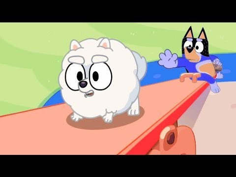 Bluey - Come on Pom Pom! You Can Do It!!!😤[Sponsored By Klasky Csupo Effects]