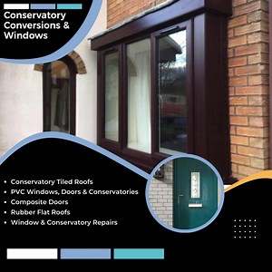 Conservatory Conversions & Windows Upgrade your Conservatory and Windows and keep the HEAT in. Conservatory Tiled Roofs, PVC Windows, Doors & Conservatories, Composite Doors, Rubber Flat Roofs, Window & Conservatory Repairs. | Clydebank Post | Facebook