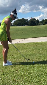 I’m using a 60° wedge. What do you think happened? Tell me your best story. | Fit Golfer Girl