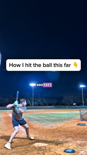 Five O’clock Hitter on Instagram: "How do I hit the ball over 400 feet? #baseball #homerun #viral #fyp"