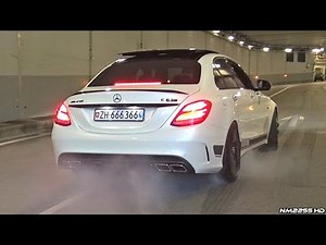 Supercars Go CRAZY in a Tunnel!! - Launches, Burnouts & Accelerations!