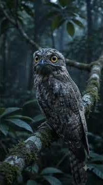 "This Bird Looks Like a Tree 😱🌳 | The World's Strangest Bird"#birdd #birdsoftheworld