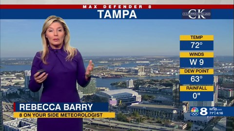 Turning chilly quickly tonight - here's Rebecca's forecast for Wednesday night