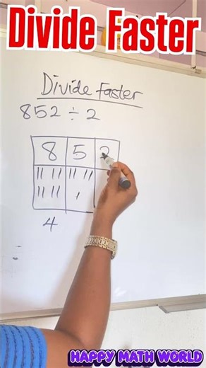 Master division quicker and smarter! Discover simpler ways to divide numbers! #learnmath #fypシ゚