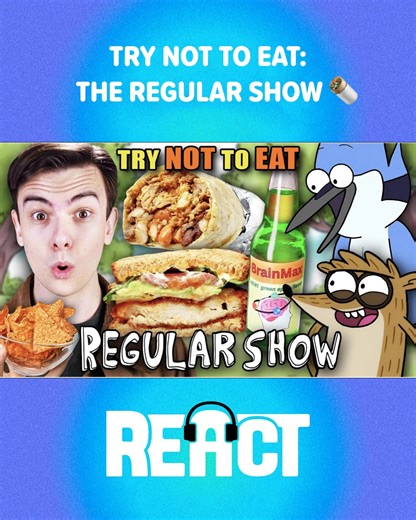 241K views · 4.2K reactions | The Regular Show Has Some Not So Regular Meals! We Can't Resist These Yummy Foods! | People Vs Food By React | Facebook