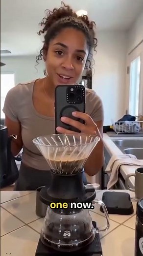 Clear Reusable Glass Pour‑Over Coffee Dripper (Universal Size)