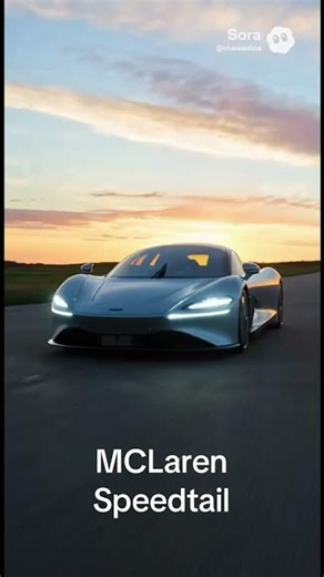 The most expensive car.The MCLaren Speedtail,”250 mph Horsepower “