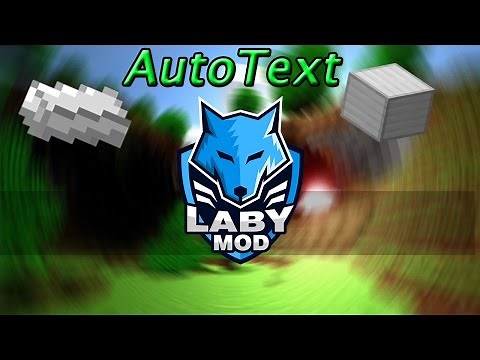 Como escrever AUTOMATICAMENTE no Minecraft (LabyMod - AutoText)