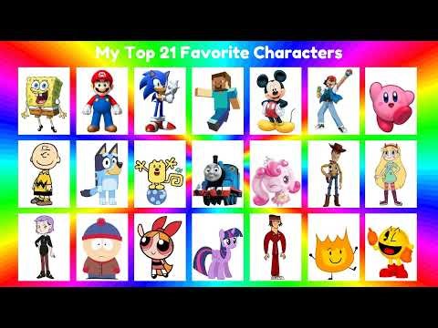 My Top 21 Favorite Characters