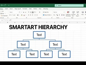 How to Create SmartArt Hierarchy in Excel | Easy Organizational Chart