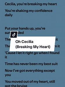 The Vamps - Oh Cecilia (Breaking My Heart) Lyrics