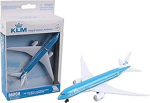 Daron Toy Airplane – KLM 787 – Die-Cast Metal Model Airplane Toy with Plastic Parts for Kids Ages 3+