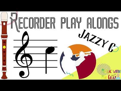 Recorder play along - 23. Jazzy C (C)