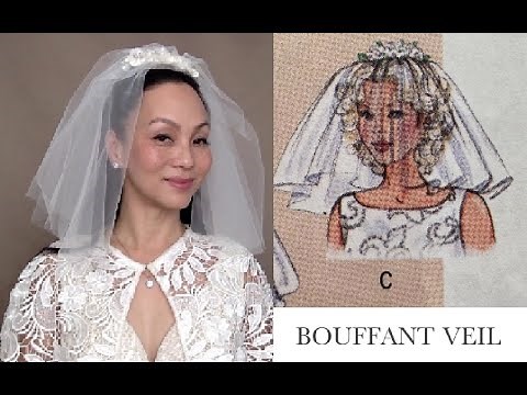 How to make a Shoulder Length Veil: Bouffant Veil Part 1
