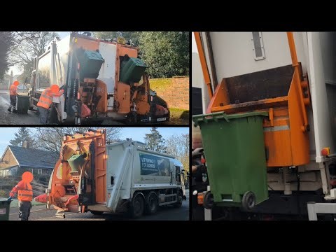 Dennis Eagle Bin Lorries Collecting West Berkshire's Waste!