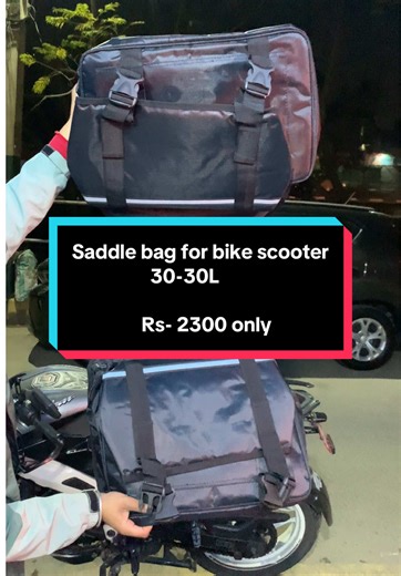 30-30L Saddle Bag for Bikes and Scooters – Just Rs 2300!