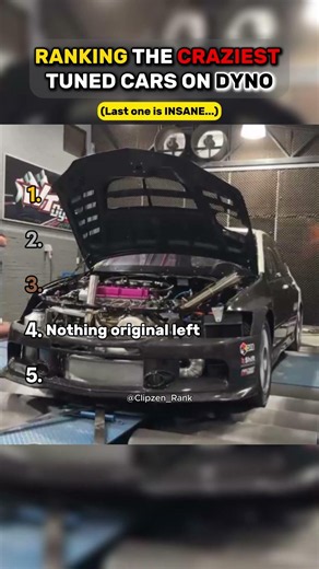 RANKING THE CRAZIEST TUNED CARS ON DYNO 🏎️⚙️