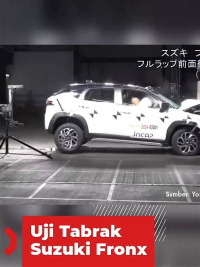 Suzuki Fronx Raih Empat Bintang di Uji Tabrak JNCAP 2025