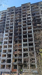 313K views · 10K reactions | Just an example of Ukraine's resilience. A residential building in Kyiv severely damaged by a russian missile in March, a home to hundreds of households, has been fully restored and renovated. The russian world may wish to demolish the spirit of Ukraine, but it will always live on. | In Ukraine | Facebook