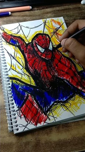 Spider-Man drawing ✨ #spiderman #brandnewday #drawing #marvel