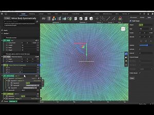 Parametric Aircraft Design: Modeling a Wing 4: Mirror Body Symmetrically