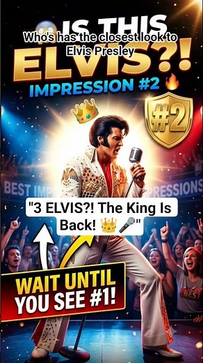3 Amazing Elvis Presley Impressions That Will Blow Your Mind! 🎤🔥 | Best Elvis Look Alikes