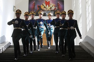 Behind the scenes at the Kremlin Regiment