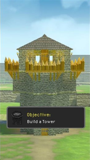 Going Medieval Tower Build #goingmedieval #buildingtimelapse