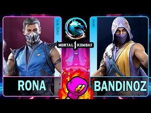 MK1 Rona (SUB-ZERO) VS Bandinoz (RAIN)🥊Mortal Kombat 1🥊4K 60ᶠᵖˢ