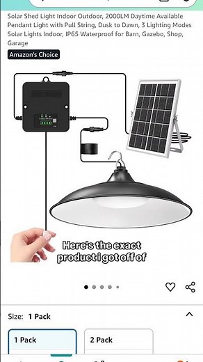 Easy Solar Shed Light 🕯️